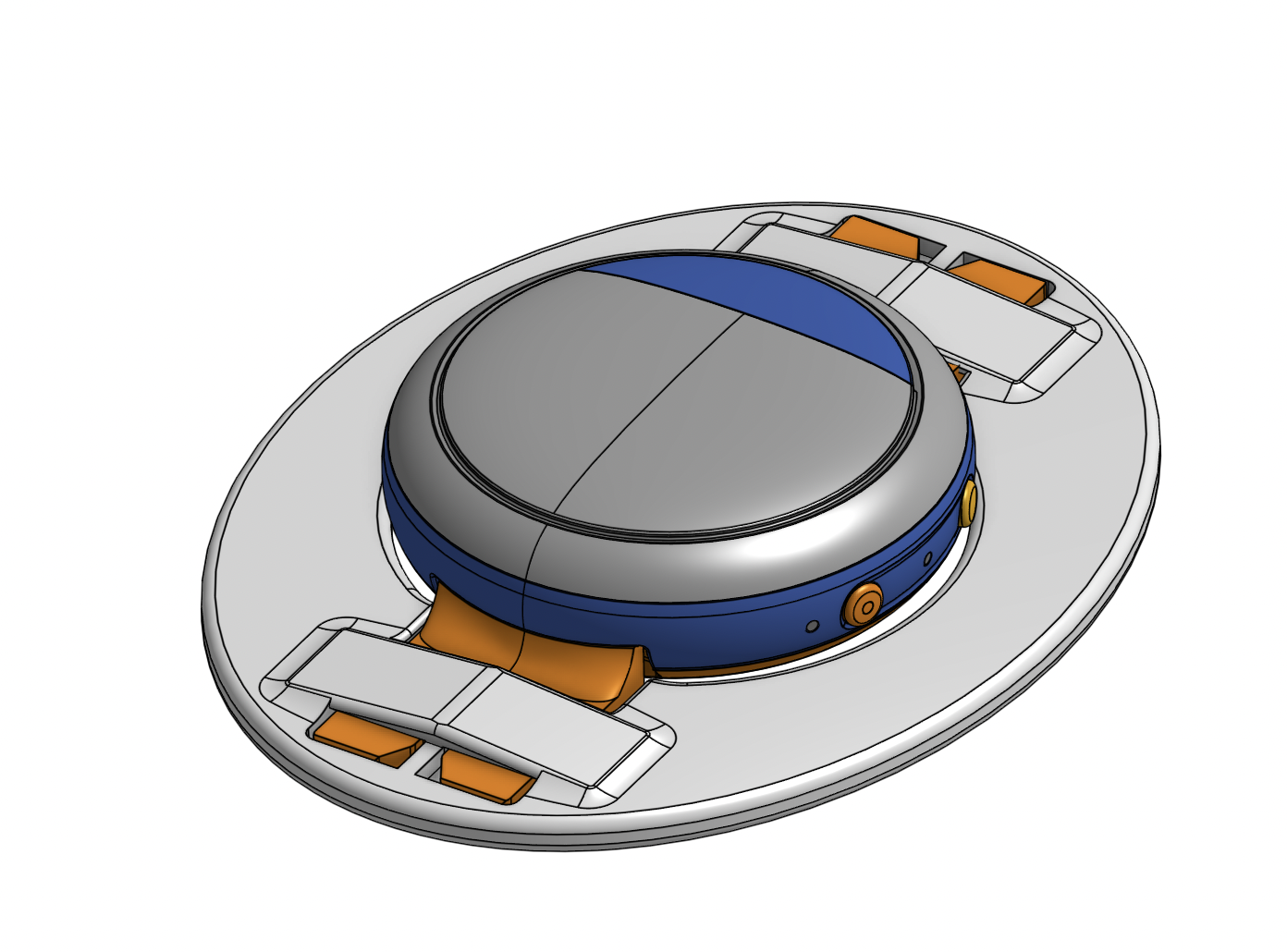 Ankle band concept — alternate angle