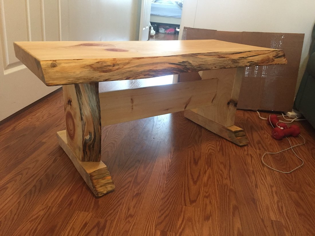 Farmhouse bench completed