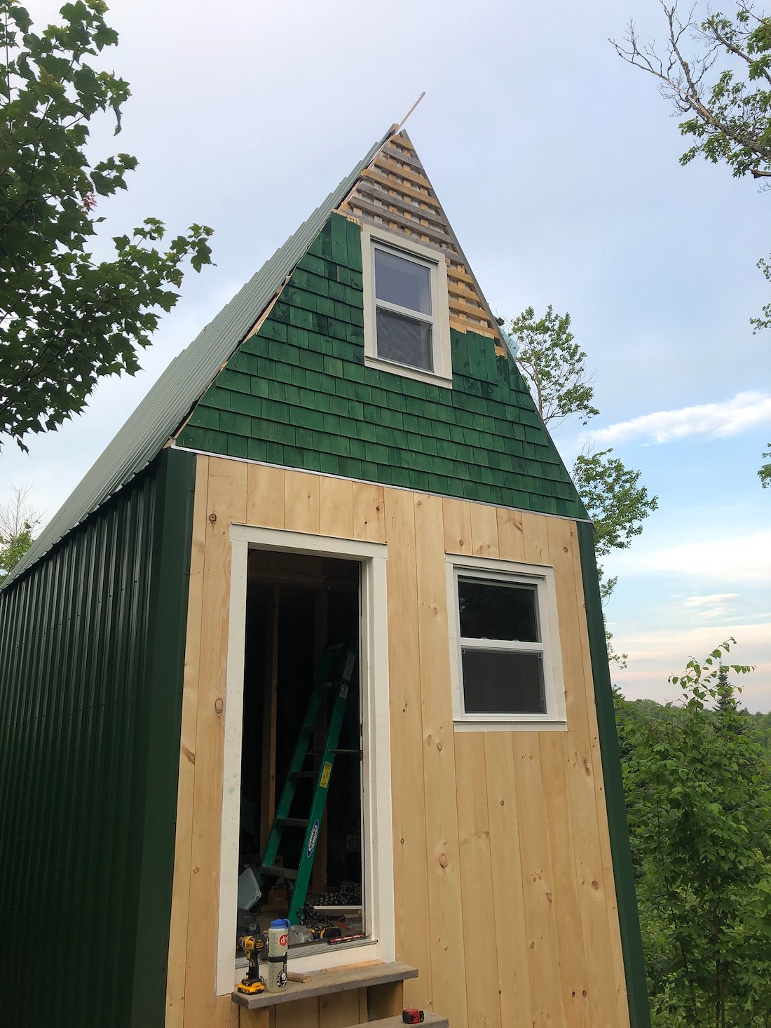 Exterior winter view