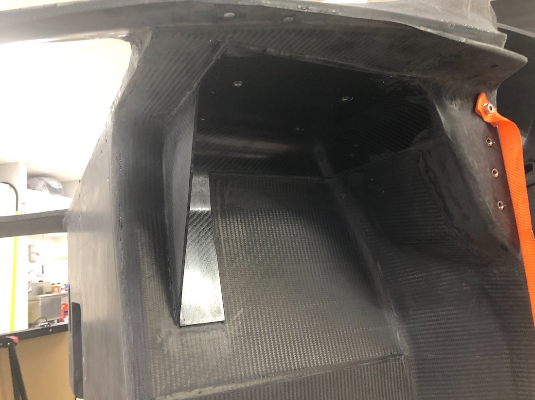 Carbon fiber chassis detail
