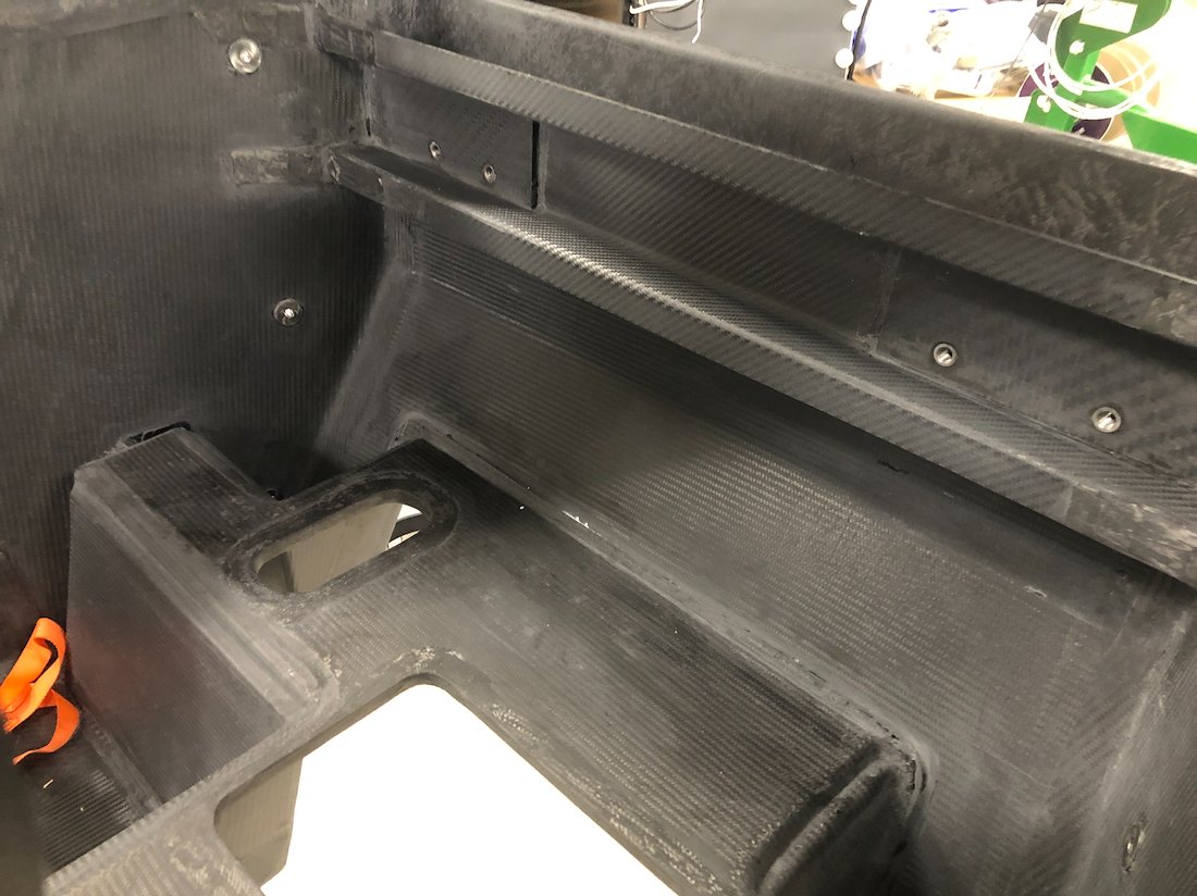 Completed chassis assembly