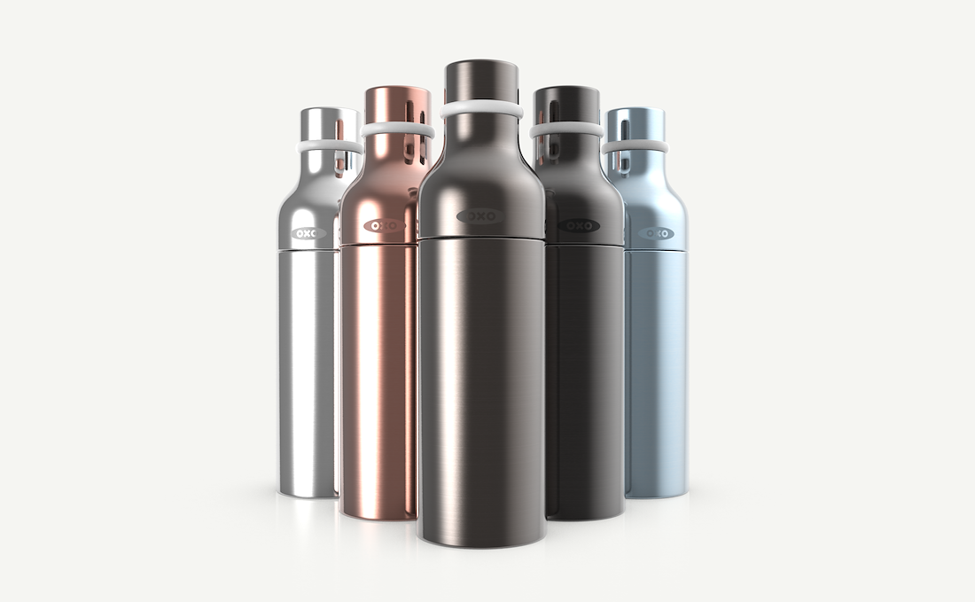 Two Top water bottle product photo